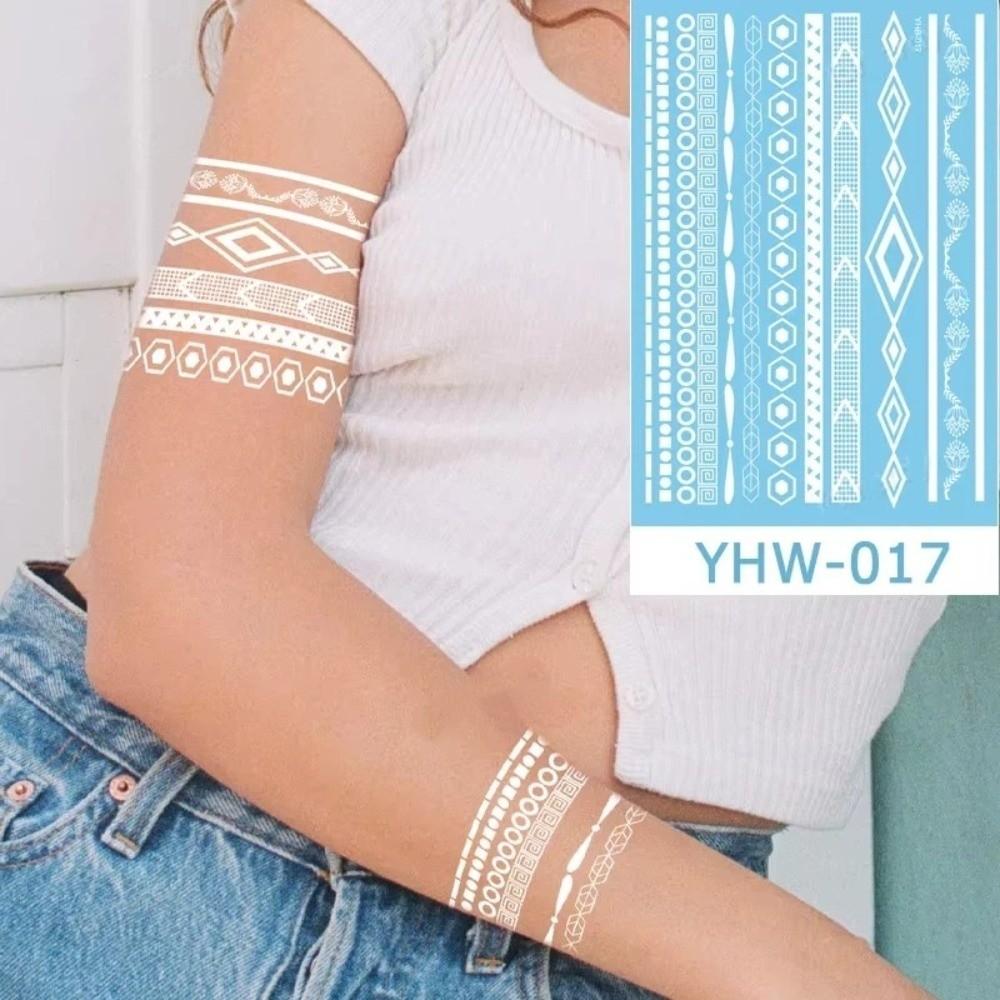Waterproof Temporary Tattoo Stickers Lace Flower Butterfly Tattoo Stickers Body Art Tattoo Party