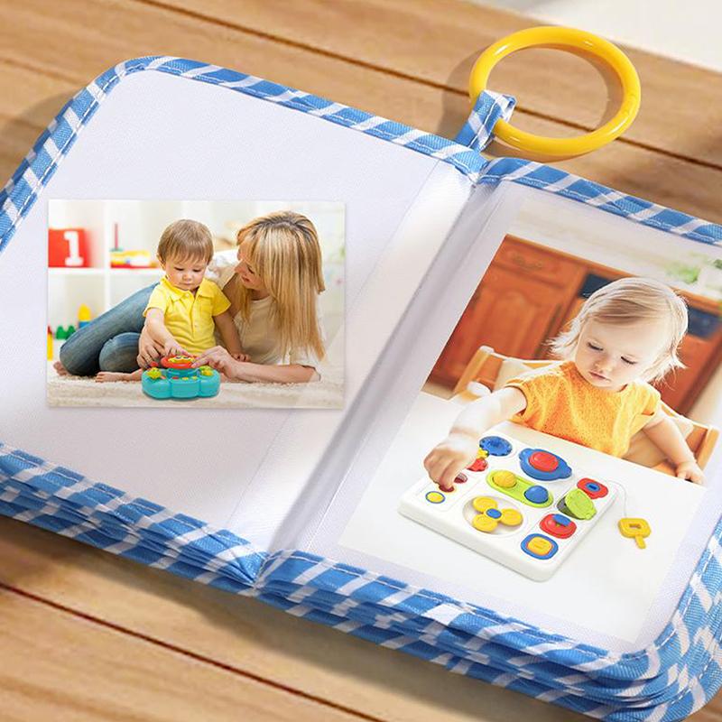 Baby Po Album, Baby Po Album Holds Pictures My First Soft Cloth Family Pos Book With Removable Hook