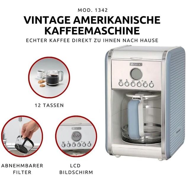 Coffee Maker Ariete 1342 Vintage Blue