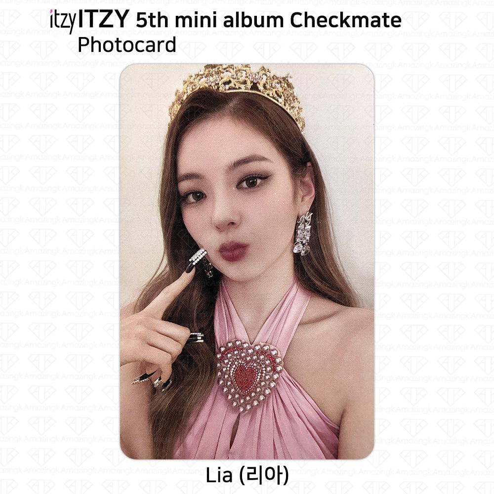 ITZY 5-й мини-альбом «Шах и мат», официальная фотокарта, прозрачная карта, специальная карта KPOP