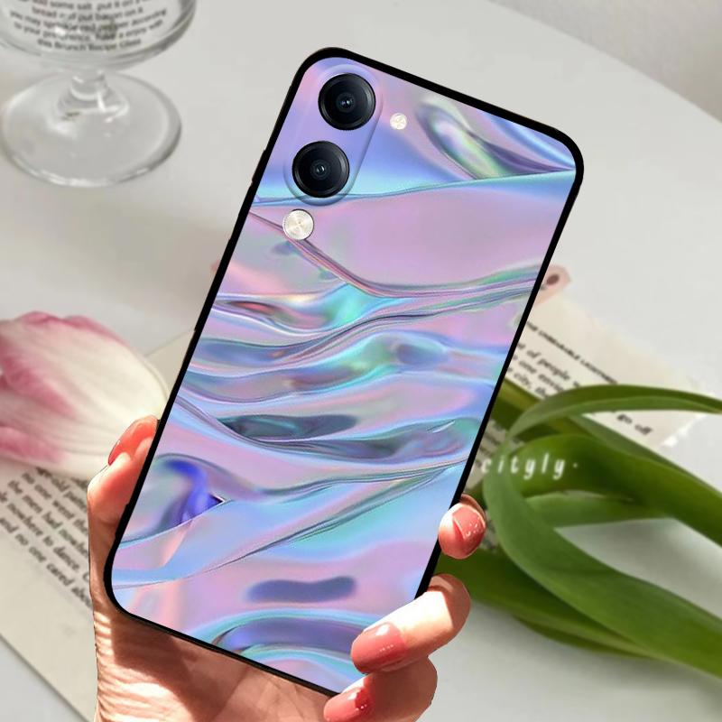 Мультяшный чехол для vivo Y29s Y04 4G Мягкий силиконовый TPU Защитный чехол для телефона Для VIVO Y04 Модный Роскошный Милый Бампер Fundas