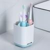 Держатель зубной щетки для ванной комнаты, многофункциональный отсек, сливной стеллаж для хранения, органайзер для косметических туалетных принадлежностей