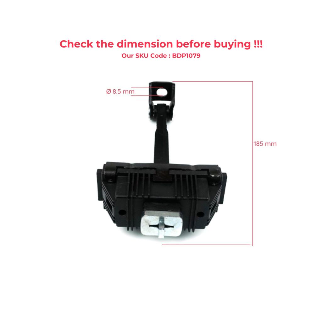 EDP1079-1 2 Pieces Front Left AND Right Door Catch Hinge Brake Stop Check Strap Limiter for BMW X5 E53 1999-2006 51218402502