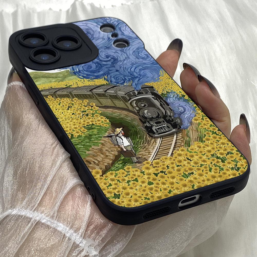 M530 Глаза Ван Гога A7E Ангельские Глаза Мягкие Чехлы для Телефонов для iPhone Samsung Galaxy Xiaomi Rdemi Huawei Honor Infinix Realme OPPO Vivo Все Модели ТПУ Чехол