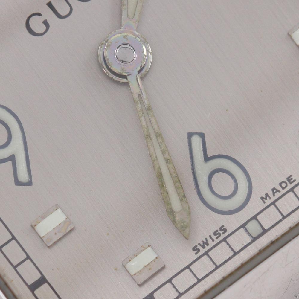 Gucci Часы 7700L Серебристый циферблат Нержавеющая сталь Кварцевые Аналоговый дисплей Женские Б/у
