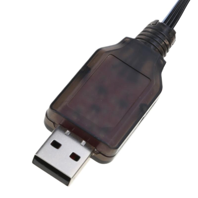 SM4P Plug Lithium Battery Charger 2 Group 3.7V Charging Cable Cord for DE36W DE65 HM202 EC08 EC16 Car Black