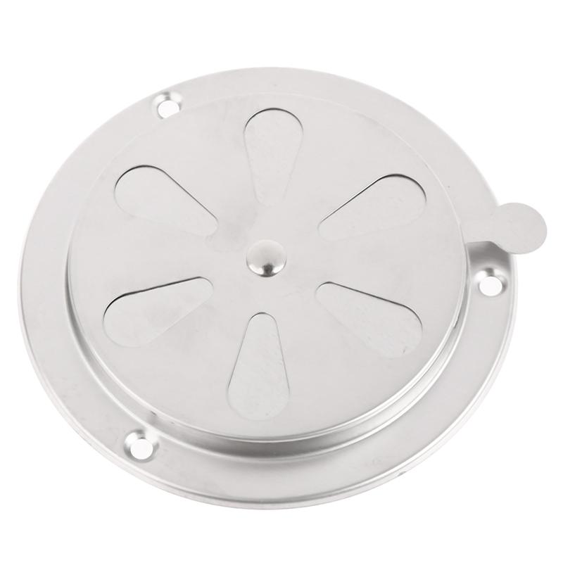 Регулируемая вентиляционная решетка 95/125 мм, круглые вентиляционные решетки, крышка для барбекю, гриль для курильщика, вытяжная вентиляционная печь