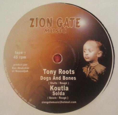 12inch Record NASSADJAH / TONY ROOTS; KOUTLA - L'homme; From Afar Riddim / Dogs An ZG011 Zion Gate 2004 UK Reggae, Ska & Dub Used