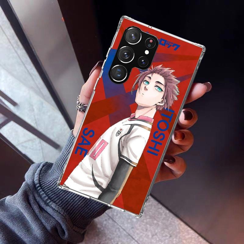 Hot Anime Blue Lock Phone Case For Samsung Galaxy S26 S25 Edge S24 S23 Ultra S22 Plus S21 S20 FE Soft TPU Back Cover Funda Galax
