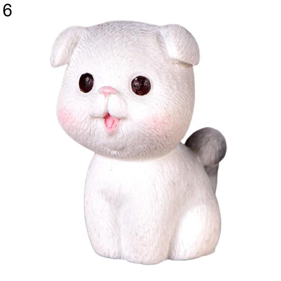 Кошачий декор, забавная поза, широко применяемые милые большие террариумные фигурки бонсай, декор для кошек для бонсай