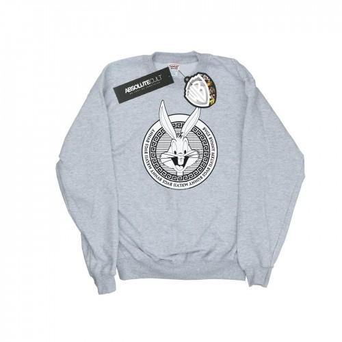 Looney Tunes Mens Bugs Bunny Greek Circle Sweatshirt