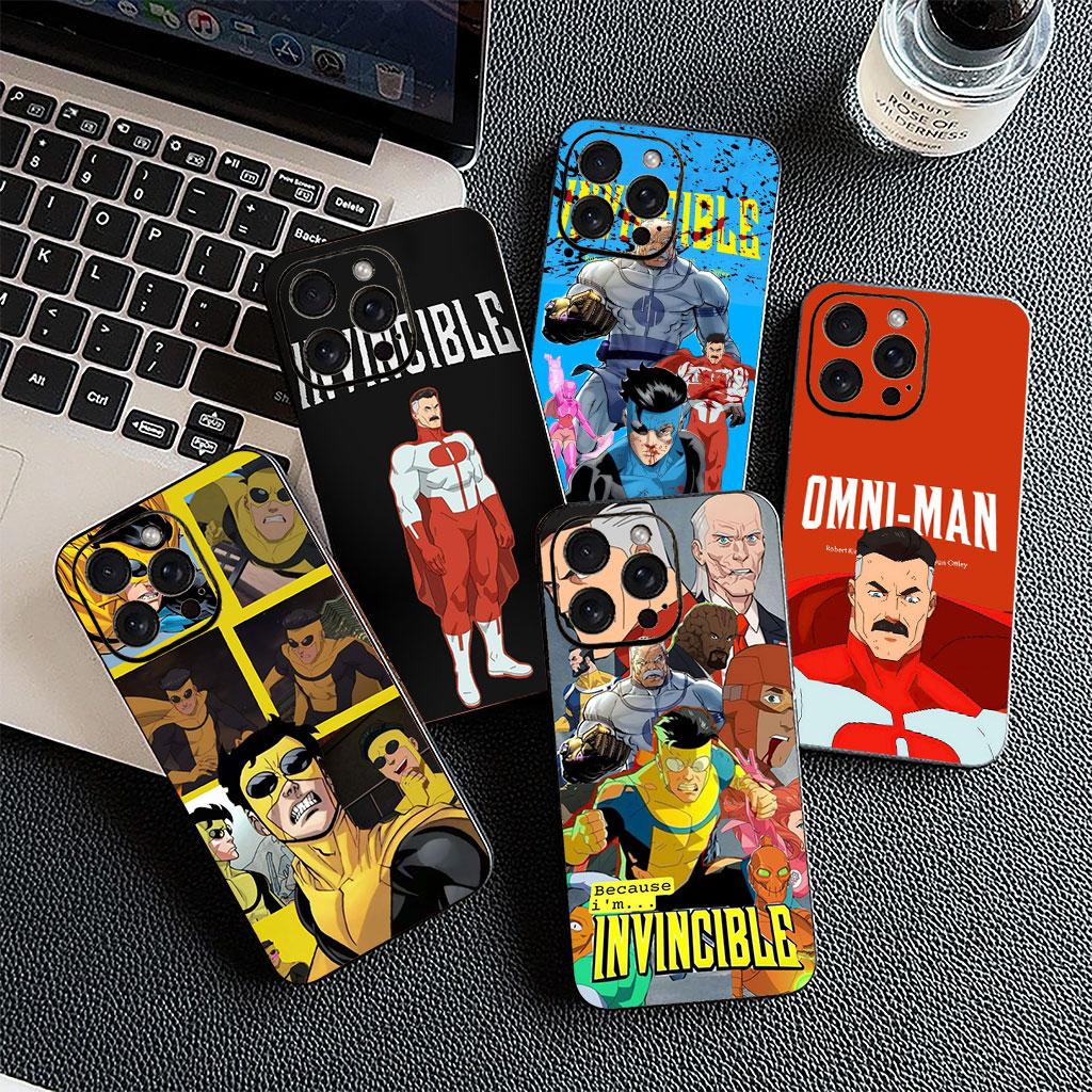 Omnis I-Invincibles Man OmniMan Phone Cover for Samsung Galaxy S25 S24 S23 Fe Ultra Plus S7 Edge A05 A06 A16 A55 A15 A35 Case