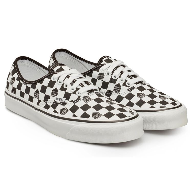 Dover Street Market X Vans OG Authentic LX DSM Checkerboard Unisex Sneakers Black True-White VN0A4BV92GZ