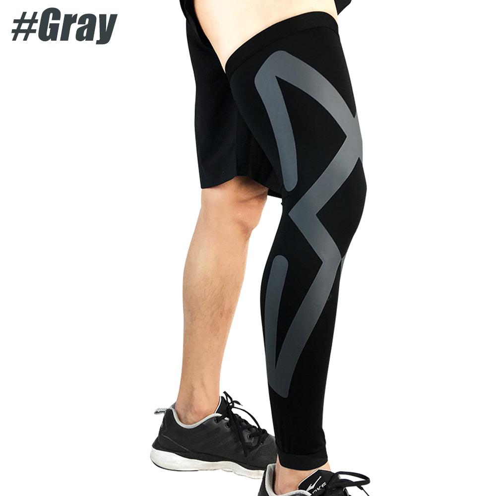 1Pcs Compression Leg Sleeves, Leg Knee Long Sleeves Knee Support for Football Baseball Running Cycling Fitness