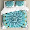 Комплект постельного белья Bohemian Mandala из 2/3 предметов, двуспальное, двуспальное, королевского размера, пододеяльник и наволочка, мягкое постельное белье
