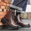 Новые мужские повседневные ботинки Мартин 2024 года, универсальные, модные, большого размера, рабочие ботинки, продвинутые осенне-зимние мужские ботинки 3315-J