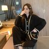 Pajamas For Women  Winter New Style Thickened Warm   Cardigan Household Suit Style Casual Sleepwear