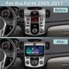 Автомобильное радио Carplay для kia Forte 2009-2017 белый навигация GPS Android Auto мультимедийный плеер стереосистема WiFi BT No 2din 4G