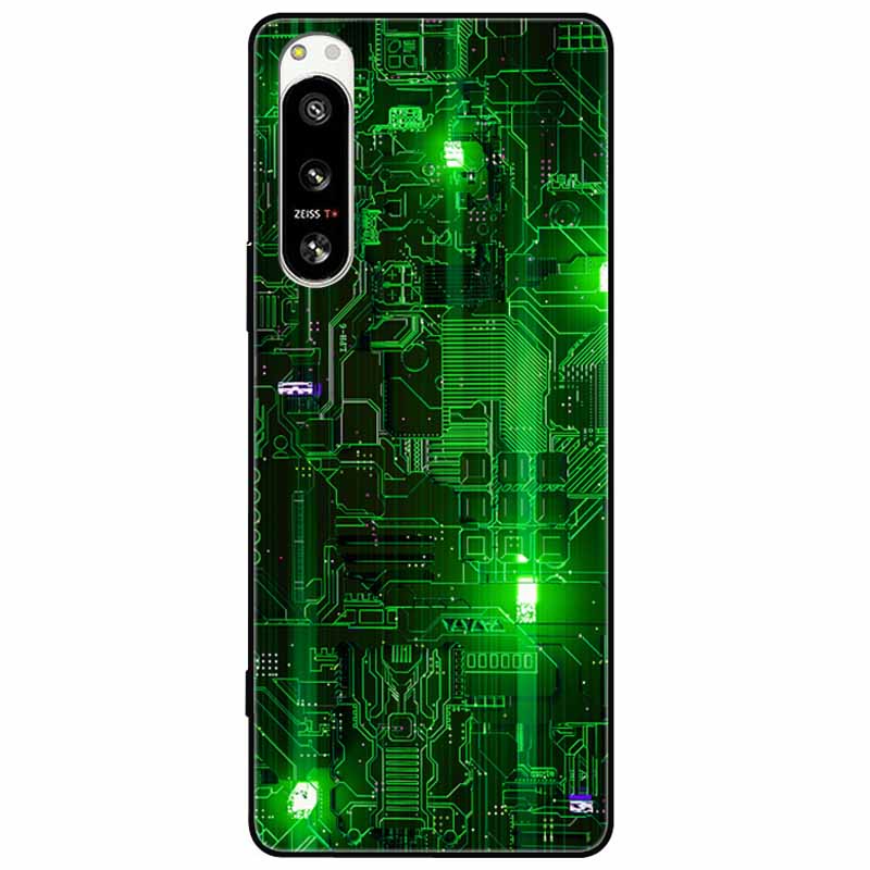 For Sony Xperia 5 IV / 1 IV Case 10IV Soft Silicone Flower Phone Back Cases For Sony Xperia 10 IV V Cover 5IV TPU Bumpers 10V