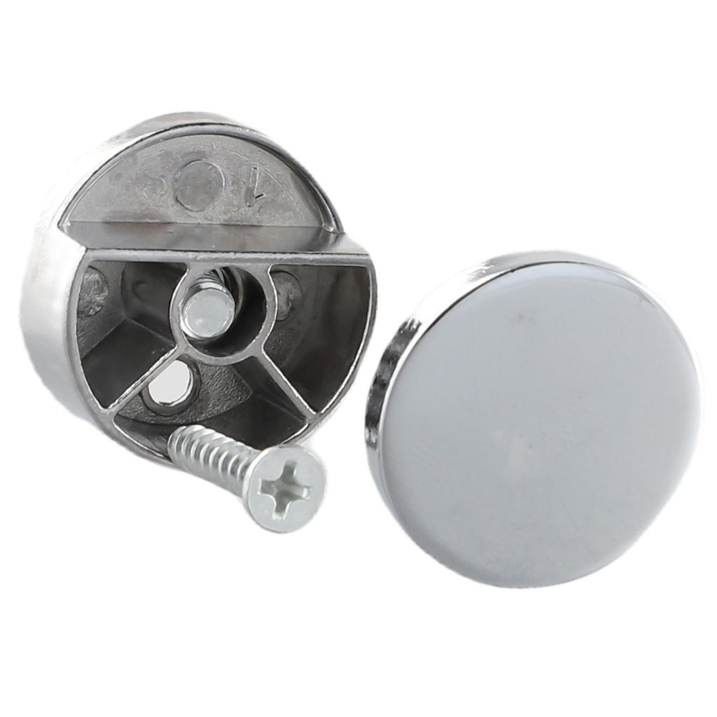 Glass Clip Mirror Clip 4Set Hang Holder No Drilling Required Round Hardware Elevators Accessories High Quality