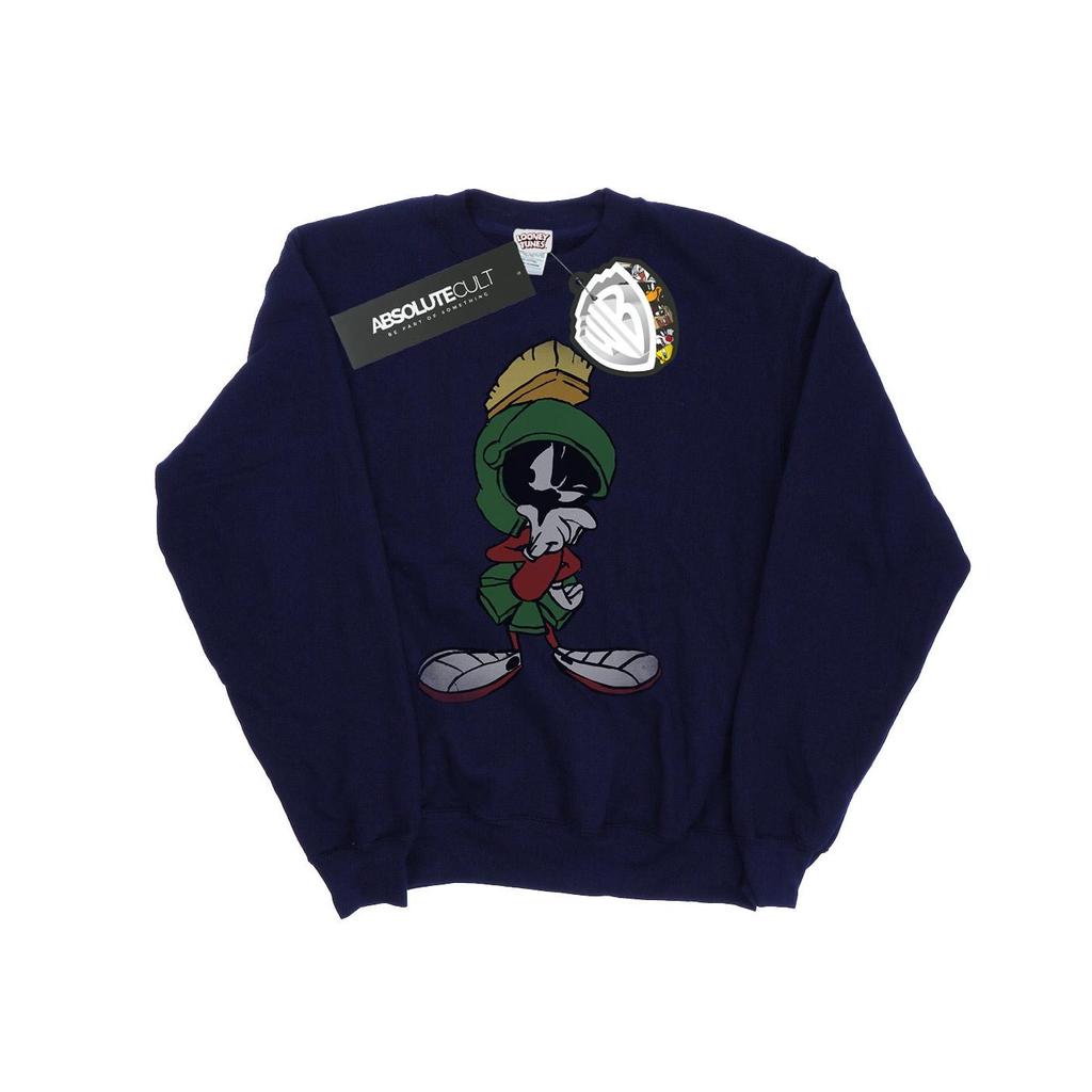 Looney Tunes Mens Marvin The Martian Pose Sweatshirt