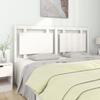 VidaXL Headboard White 165.5x4x100 Cm Solid Pine Wood 817951