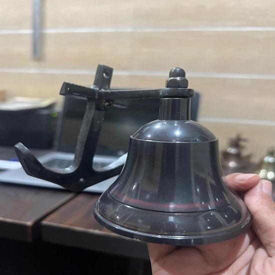 Set of 4 Anchor Bell Mount Dinner Door Bell Indoor, Outdoor Decor Deep Sound Traditional Sacred Church Bell For Housewarming Gifts