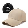 Hat Spring Summer Baseball Cap Women'S Casual Cross Ponytail Hat Mesh Quick Drying Sun Hat