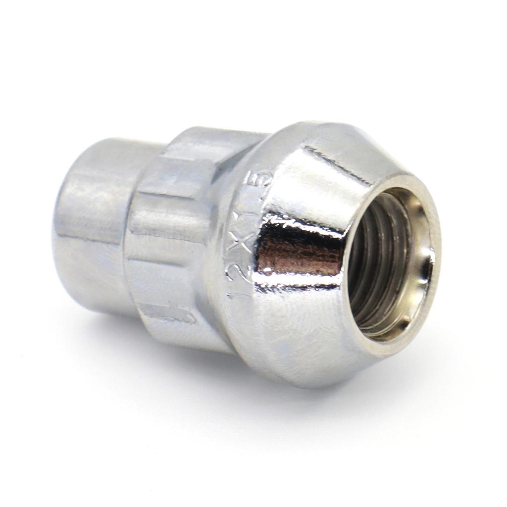 4 шт. для Ford Kuga Tourneo Connect 2002-2018, гайки для колес автомобиля, хромированные M12x1,5 и 1X ключ, стопорная гайка для колес грузовика, детали ступицы колеса