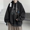 Смешная Мужская Оверсайз Худи Черная 7XL Худи с Капюшоном Оверсайз для Мужчин Принт Собаки Мужская Повседневная Одежда Худи Мужская Толстовка