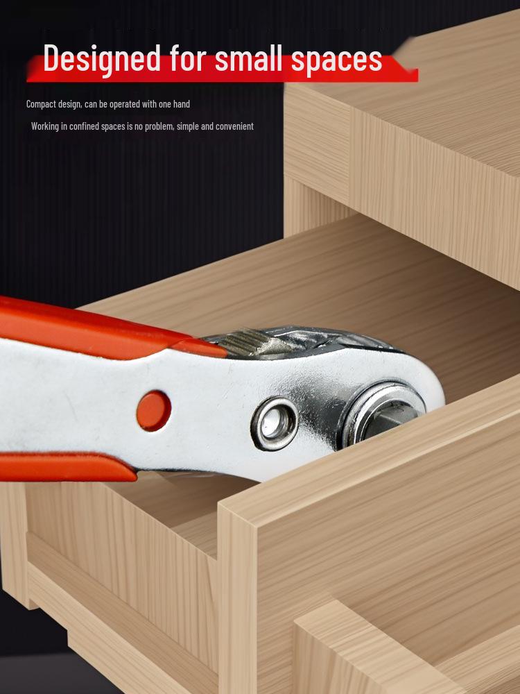 Right Angle Magnetic Ratchet Screwdriver Set with Phillips and Slotted Bits