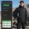 Дождевик-костюм для езды на мотоцикле для курьеров, мужской цельный штормозащитный раздельный комплект экипировки для езды