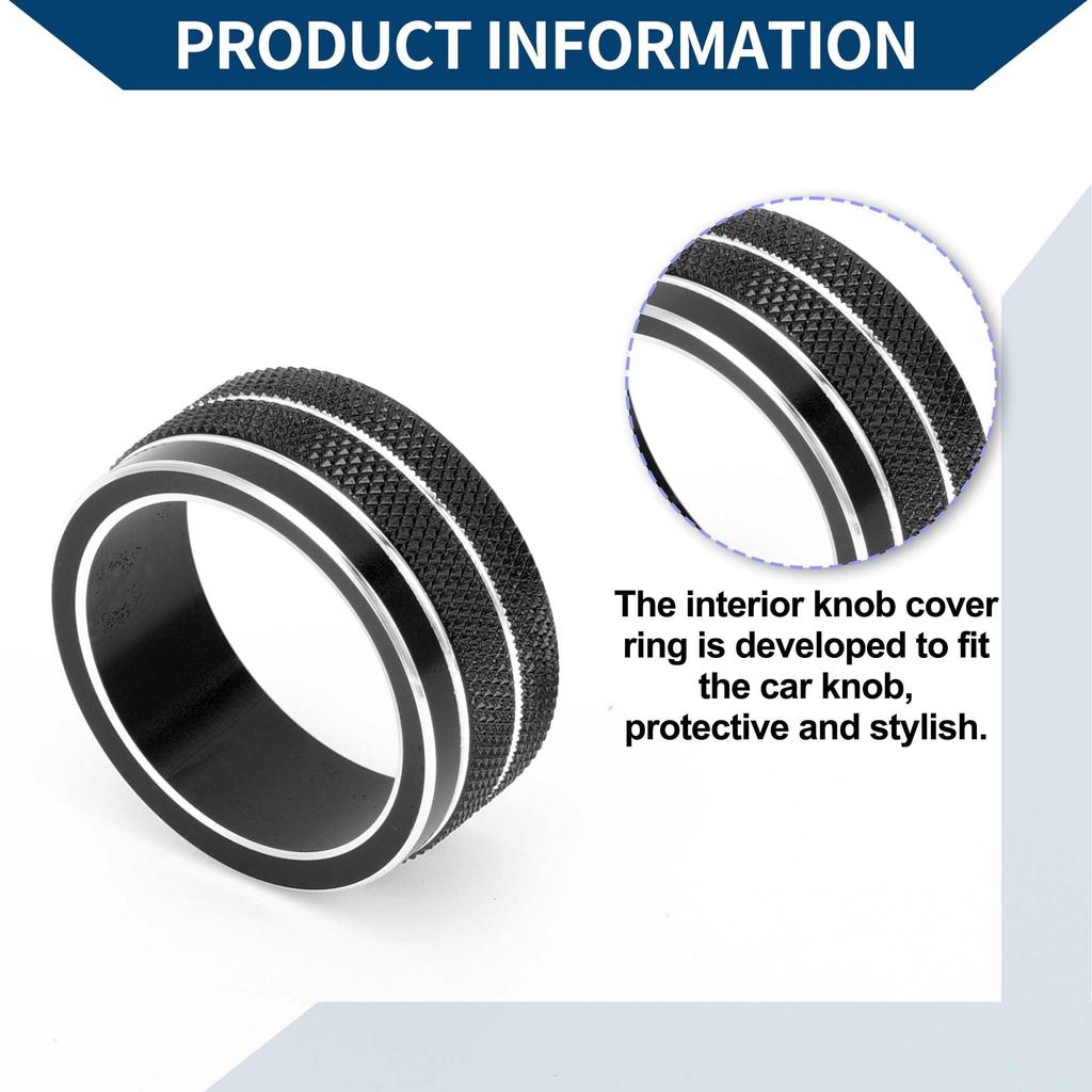 Хихаха Тойота Камри AC Медиа Радио Громкость Настройка Переключатель Управления Зеркалами Наклейка Алюминий Черный 21-23 Накладки/Отделка Интерьера/Стильный Сплав/5 Штук