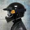 Винтажный полнолицевой шлем Cafe Racer для мотоцикла, ретро-шлем Casco de Moto, одобренный DOT, шлем Capacete Jet для мотоцикла