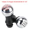 Lever Shifter Handle Stick For Peugeot 106/1007/206/107/306/307/308/2008/301/3008/406/508/605/807 Car MT Gear Shift Knob