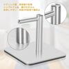 Wowfill Kitchen Paper Holder, Magnetic, Paper Towel Holder for Refrigerators, 304 Stainless Steel, Kitchen Storage, One-Hand Cut, Adjustable (2 Magnet