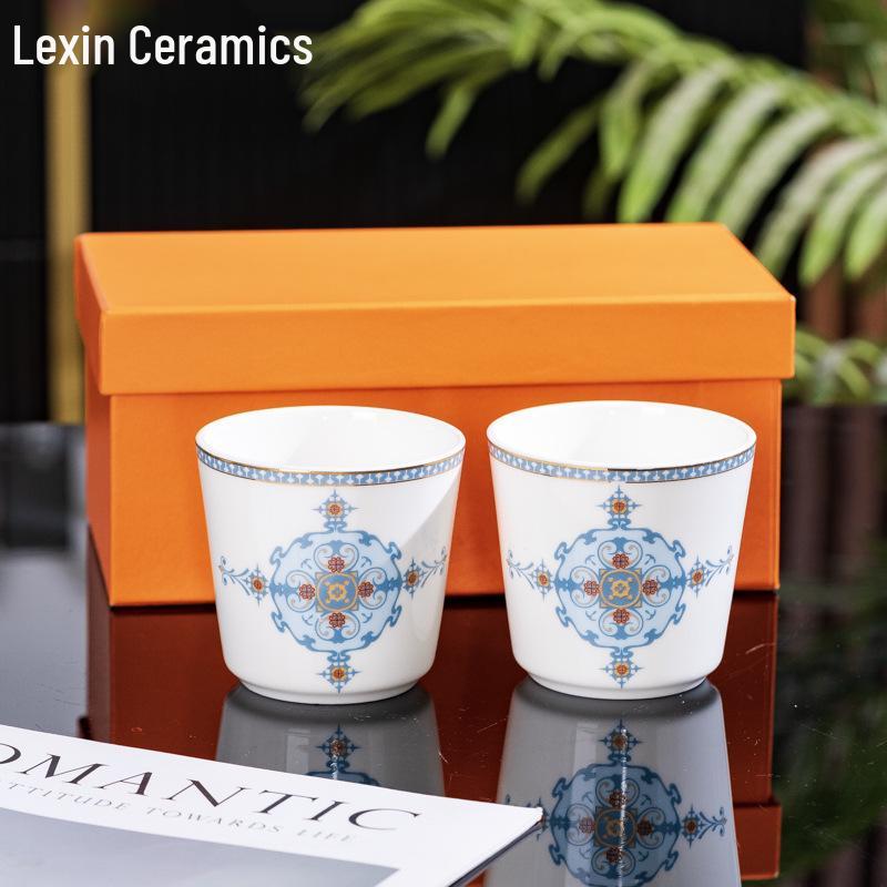 Exquisite European Bone China Mug - Elegant Teacup for Afternoon Tea, High-Value Teahouse Black Tea Cup, Perfect Gift.