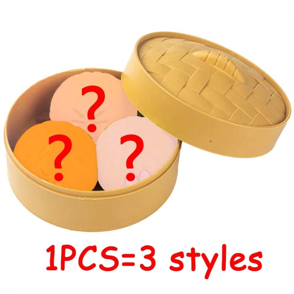 Simulation Dumpling Squishy Toys Colorful Sensory Fidget Ball Squishy Dumpling Student Prize