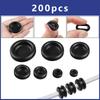 Rubber Grommet Ring Assortment Kit Ring Gasket Firewal Hole Plug Set for Cable Wire Electrical Plumbing Automotive Protection