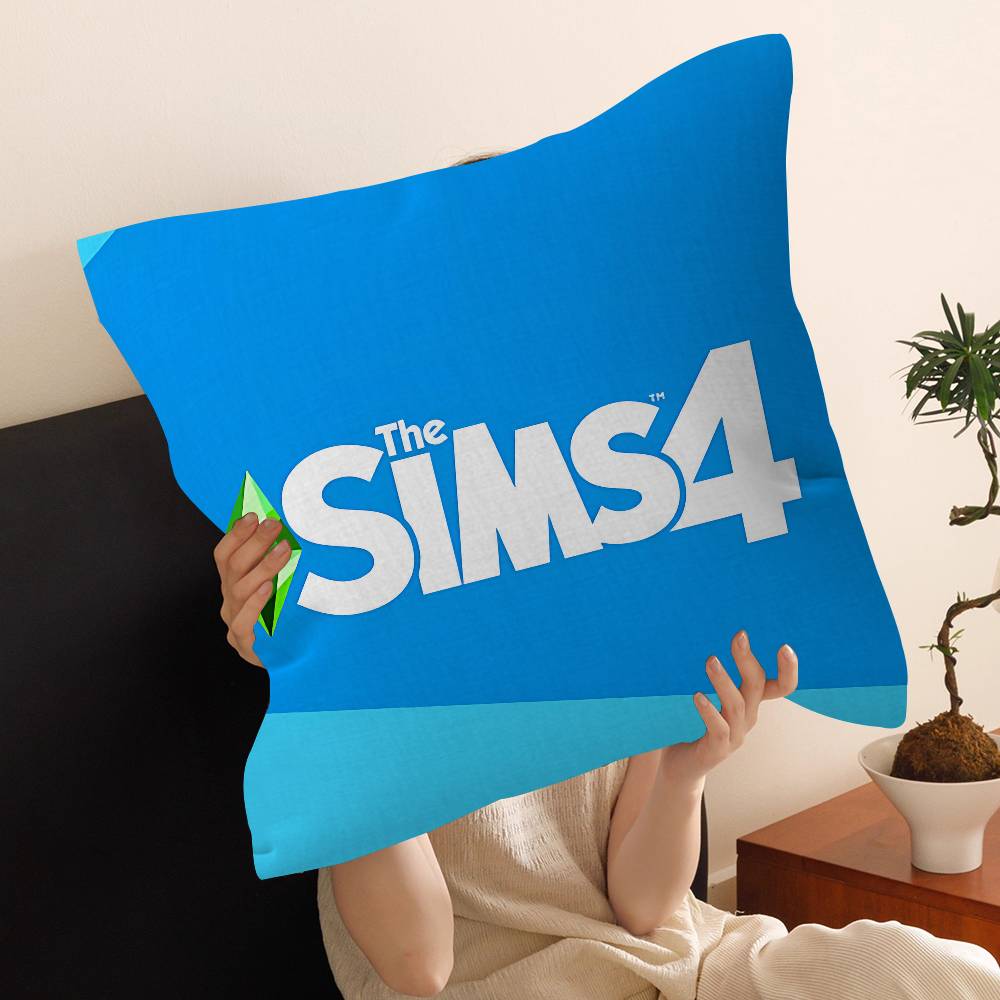 Game Funny Art The S-Sims 4 Pillowcase Toon Gift Cushion Cover Bedroom Home Sofa Chair Seat Decor Pillow Case