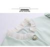 2025 Spring Women's Slimming Long Sleeve Ruffle Collar Dress NY2552