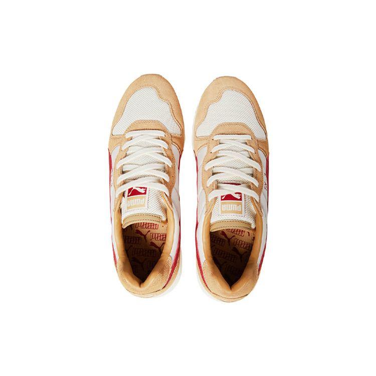 Puma TX-3 Lightweight Breathable Comfortable Low-Top Running Shoes Men Sneakers White Red 375582-04