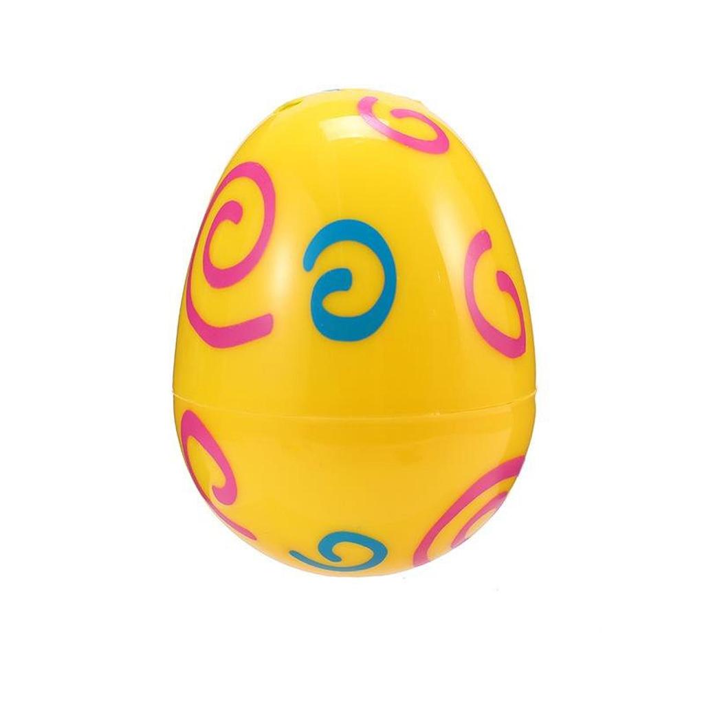 1x Огромное пасхальное яйцо, пустая корзина для яиц с сюрпризом, наполнители для дворовой игры, случайный цвет