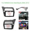9-дюймовая Android автомагнитола Панель для HONDA Civic Hatchback 2006-2012 Рамка для стереосистемы 2DIN Панель приборной панели Установка