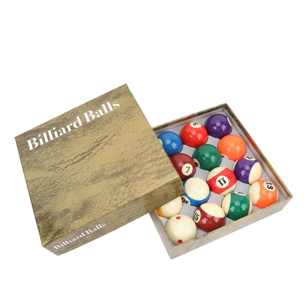 16 шт. набор бильярдных шаров из смолы 2,25 дюйма, нормативный размер, бильярдные шары, шары для бильярдного стола