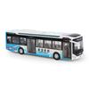 1/43 Large Size Electric Tourist Toy Traffic Bus Alloy Passenger Car Model Diecast Metal Toy Business Bus Model Sound Light Kids Gift