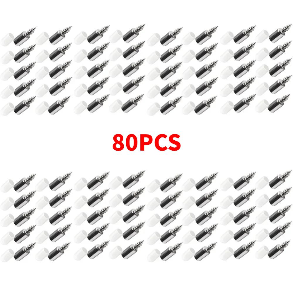 20-200 шт. крест-саморез, опора для ламината, шкаф, стеллаж для хранения, винт с перегородкой, фиксированный кронштейн с резиновыми рукавами