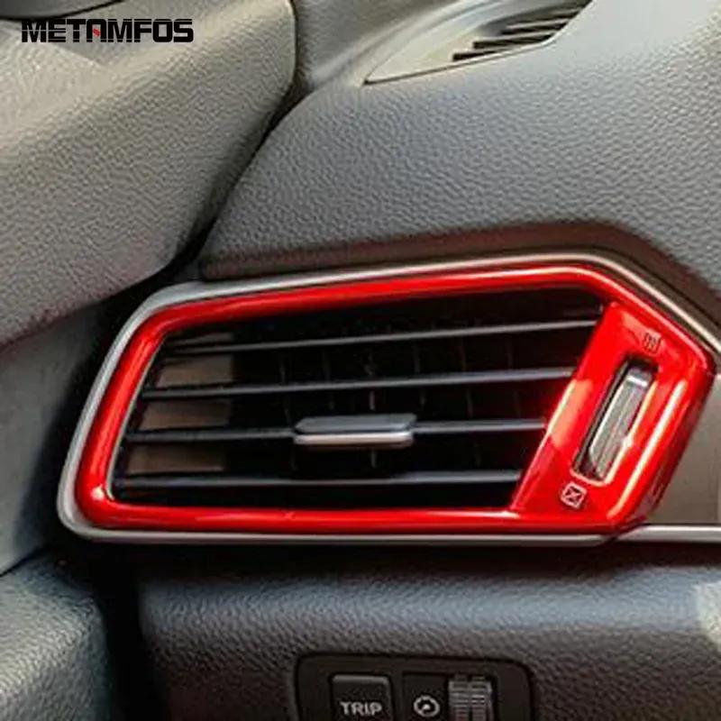 Front Air Condition Vent Outlet Cover Molding Trim For Honda Accord 2018 Carbon Fiber Interior Accessories