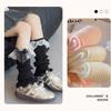 Lace Mid Calf Stacking Socks Y2K Girl Leg Cover New Girls Lolita Lace Sock Cover  Girls