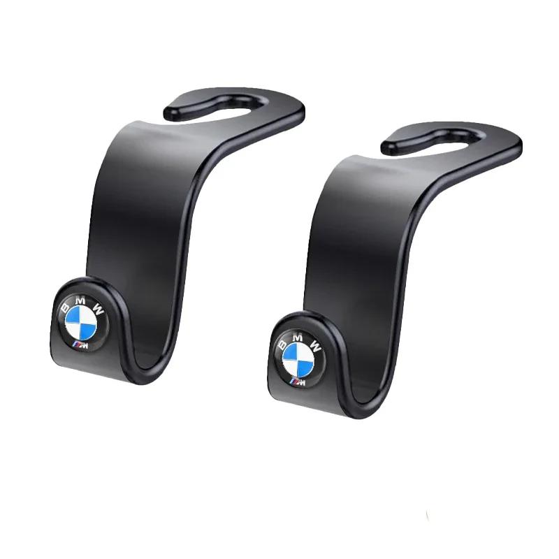 Car Sticker Car Seat Headrest Hook Auto Back Seat Storage Organizer Hanger For BMW M 50th E46 E90 E49 F30 F80 E36 E46 E93 E92 F3